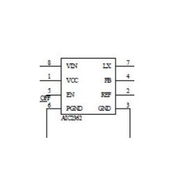東莞AIC2362 2A輸出電流DC/DC降壓轉換器廠家直銷